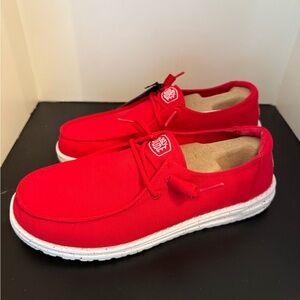 Women’s Hey Dude Wendy Red Casual Shoes